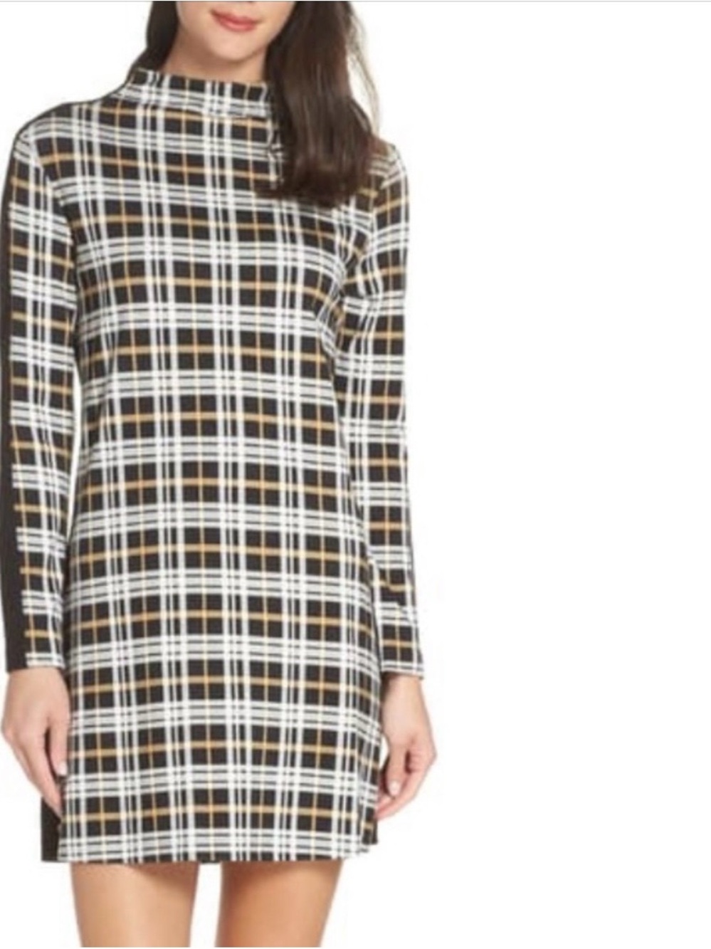 French Connection Lula Check Tartan Dress 10